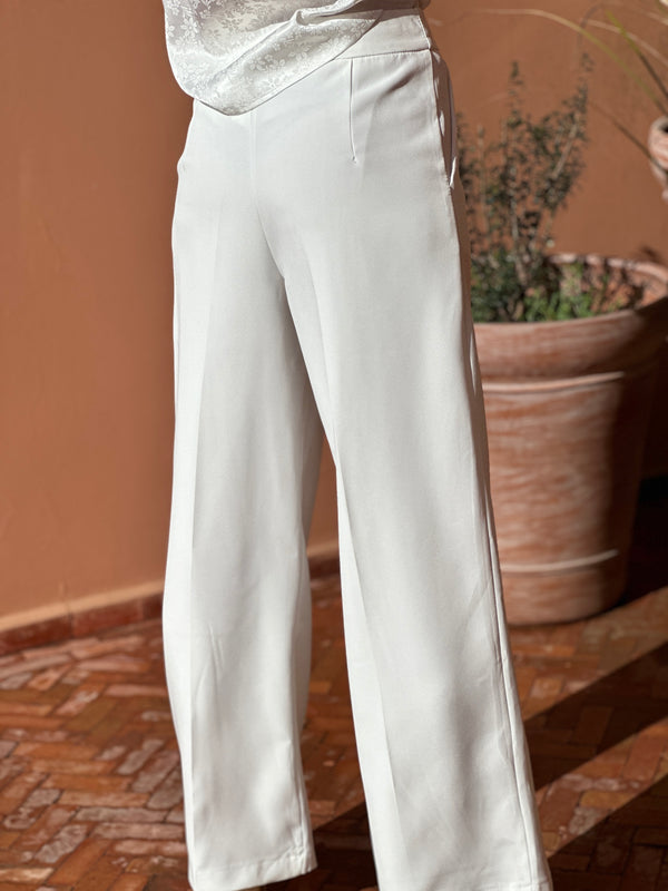 Pantalon Rejane - Blanc