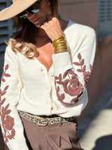 Cardigan leopoldine