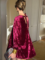 Isadora dress (burgundy)