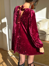 Isadora dress (burgundy)