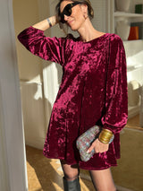 Isadora dress (burgundy)