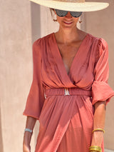Benedictine Dress - Terracotta