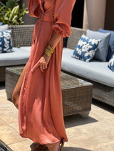 Benedictine Dress - Terracotta