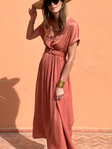 Fiona Dress - Terracotta