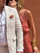 Pochette John - Terracotta - Homme