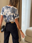 Marie T-shirt - Navy