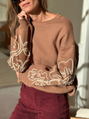 Ysabella Sweatshirt - Camel
