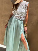 Jupe Frida - Vert d'Eau