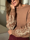 Ysabella Sweatshirt - Camel