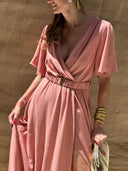 Robe Benedictine - Rose Poudré