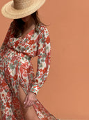 Benedictine Dress - Orange