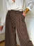 Vivianne Pants - Brown with Polka Dots