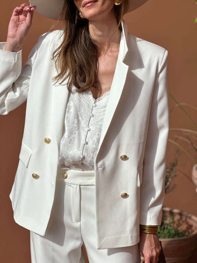 Rejane Blazer - White