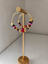 India Earrings - Orange