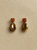 Stella Earrings - Orange