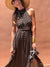 Robe Valentina - Marron