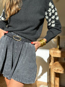 Short Amalia - Noir Délavé