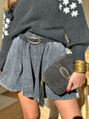 Short Amalia - Noir Délavé