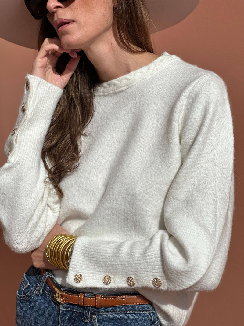 Antonine Knit - White