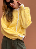 Cardigan Marguerite - Jaune
