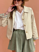 Calixte Short Trench Coat