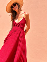 Victoire Dress - Burgundy