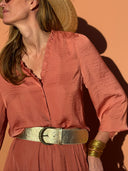 Opaline Blouse - Terracotta