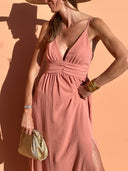 Robe Augusta - Rose Poudré