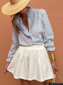 Chemise Blandine - Rayures Bleues