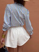 Chemise Blandine - Rayures Bleues