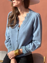 Cardigan Opaline - Bleu Jeans