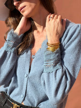 Cardigan Opaline - Bleu Jeans