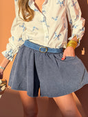 Short Amalia - Bleu Délavé