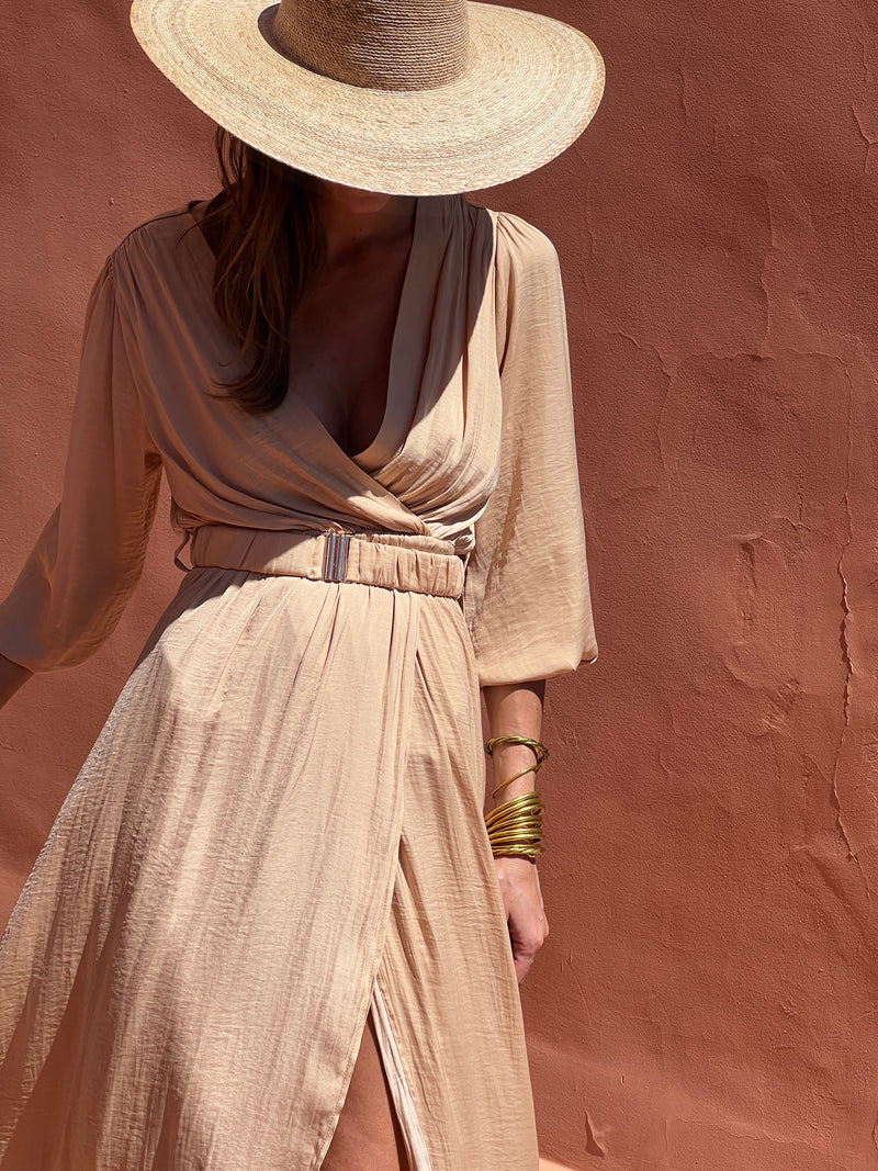 Benedictine Dress - Sand