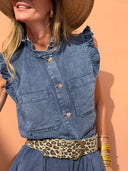 Octavine Vest - Blue