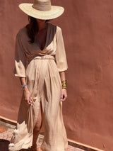 Benedictine Dress - Sand