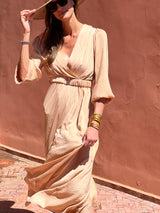 Benedictine Dress - Sand