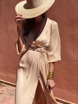 Benedictine Dress - Sand