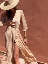 Benedictine Dress - Sand