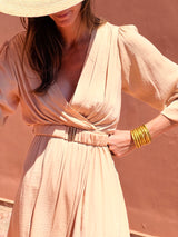 Benedictine Dress - Sand