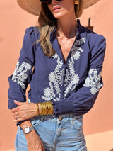 Loïca Blouse - Blue