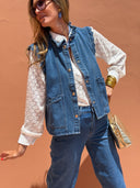 Gilet Ombeline - Bleu