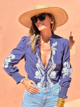 Loïca Blouse - Blue