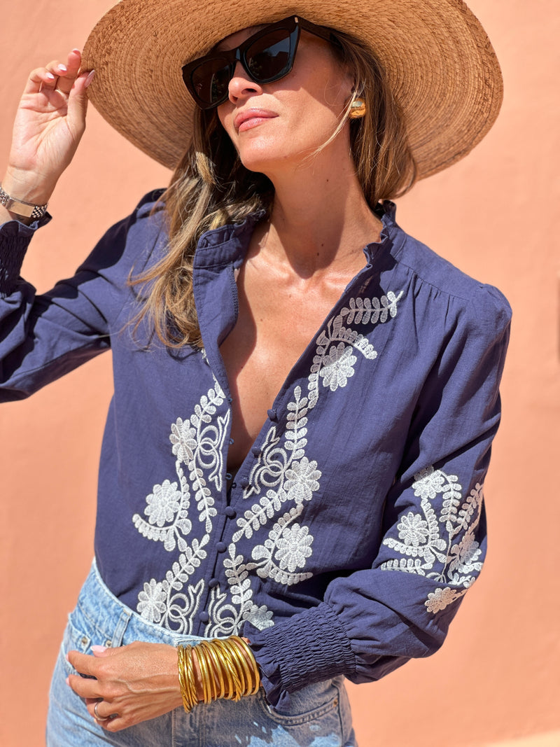 Loïca Blouse - Blue