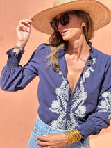 Loïca Blouse - Blue