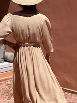 Benedictine Dress - Sand