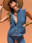 Gilet Ombeline - Bleu