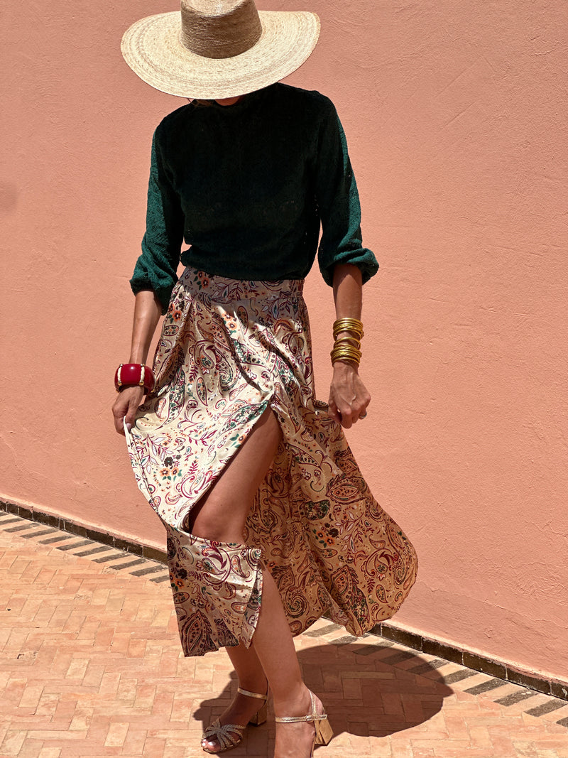 Frida Slit Skirt