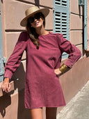 Robe Henriette - Bordeaux