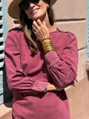 Henriette dress - Burgundy